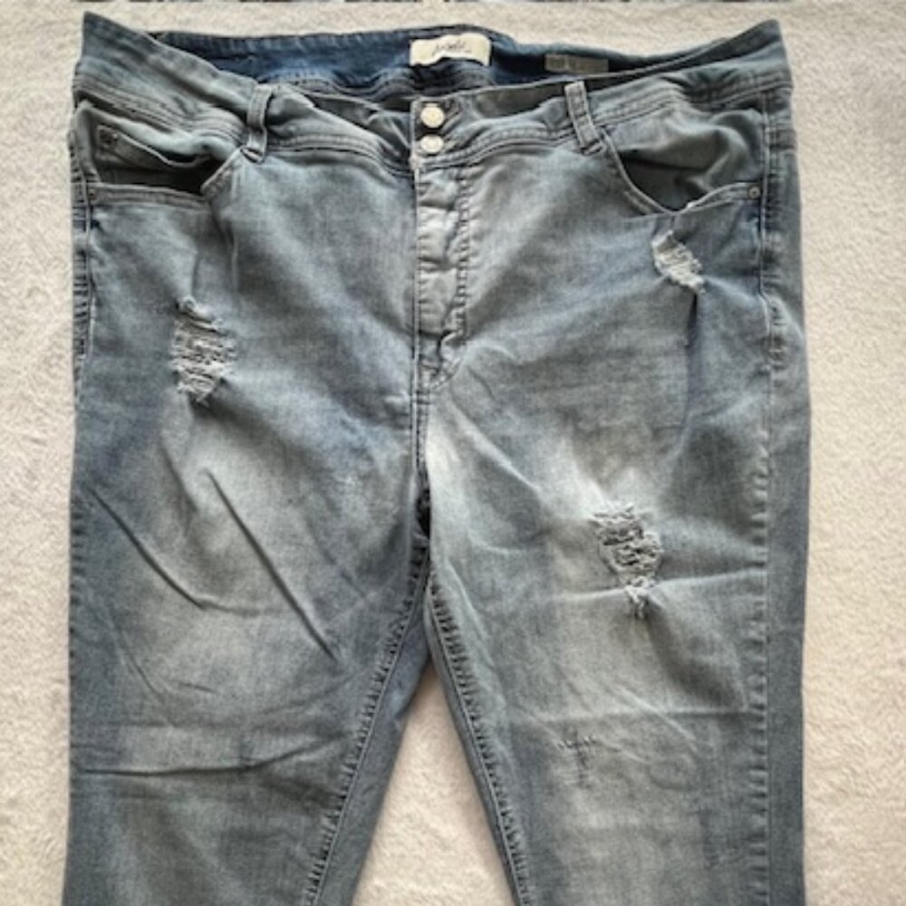 Angels Forever Young Skinny Curvy Jeans- Size 22W - Picture 2 of 8